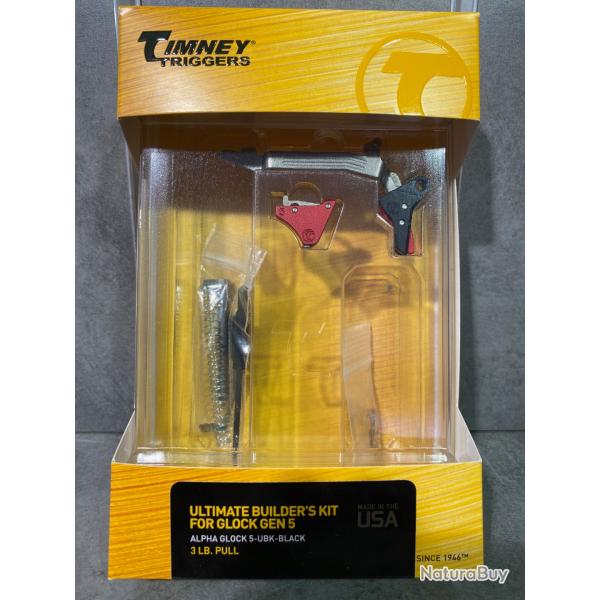 Kit TIMNEY Ultimate Builder pour GLOCK Gen 5 (Dtente Alpha Comptition + Percuteur + connecteur)