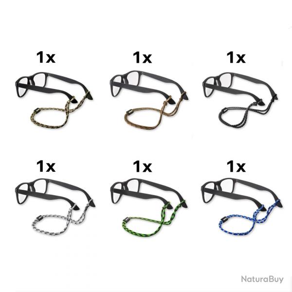CARSON 6 Portes-lunettes paracord
