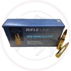 Cartouches PPU FMJBT - Calibre: 308win - 220grs - Boite de 20 unités