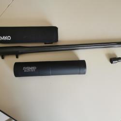 Canon Blaser R8 Semi Weight Flûté et Fileté 9.3x62 52cm + Moderateur de son Svemko Hunter 1.0