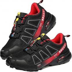 Chaussure de randonnée 39 à 47 - Noir et rouge