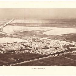 TIRAGE DE CLICHÉ TYPE GRAVURE - COMPAGNIE AÉRIENNE FRANÇAISE - AIGUES-MORTES
