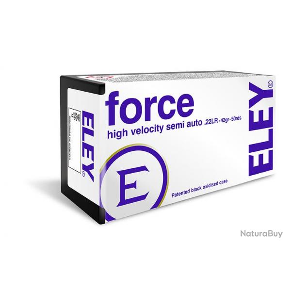 50 Cartouches Eley .22 LR Force