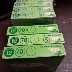 Lot manufrance cal 12  SUPER DOUZE