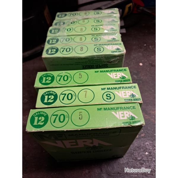 Lot manufrance cal 12  SUPER DOUZE