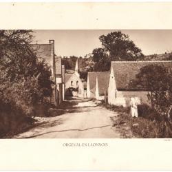 TIRAGE DE CLICHÉ TYPE GRAVURE - COMPAGNIE AÉRIENNE FRANÇAISE - ORGEVAL-EN-LAONNOIS