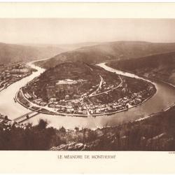 TIRAGE DE CLICHÉ TYPE GRAVURE - COMPAGNIE AÉRIENNE FRANÇAISE - LE MÉANDRE DE MONTHERMÉ