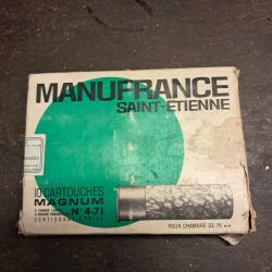 Lot vintage MANUFRANCE  cal 12 MAGNUM