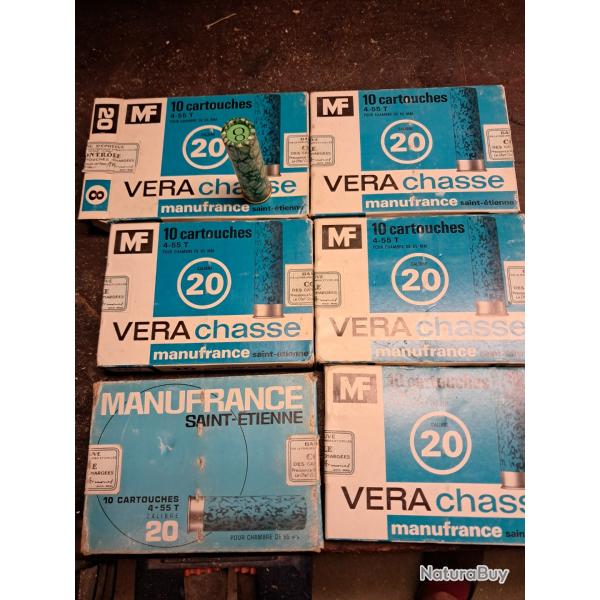 Lot vintage cal 20 MANUFRANCE