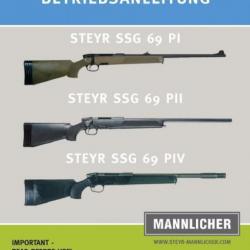 notice carabine STEYR MANNLICHER SSG 69 SSG69 (envoi par mail) - VENDU PAR JEPERCUTE (m2457)