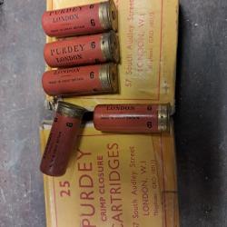 Lot vintage cal 12 PURDEY