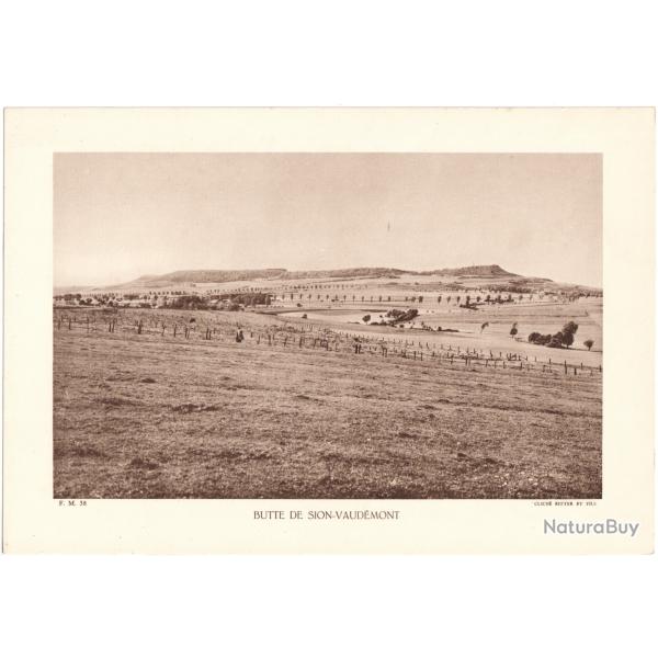 TIRAGE DE CLICH TYPE GRAVURE - COMPAGNIE ARIENNE FRANAISE - BUTTE DE SION-VAUDMONT
