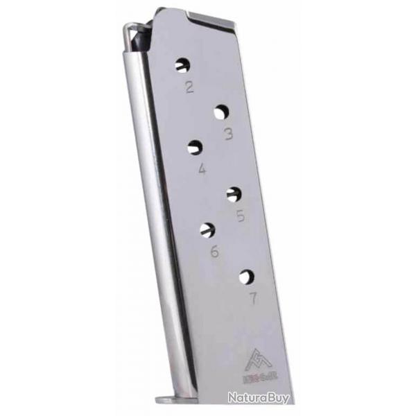 Chargeur 1911 .45 ACP 7 coups - Mec-Gar nickel