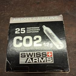 Boite 25 cartouches suisse arms