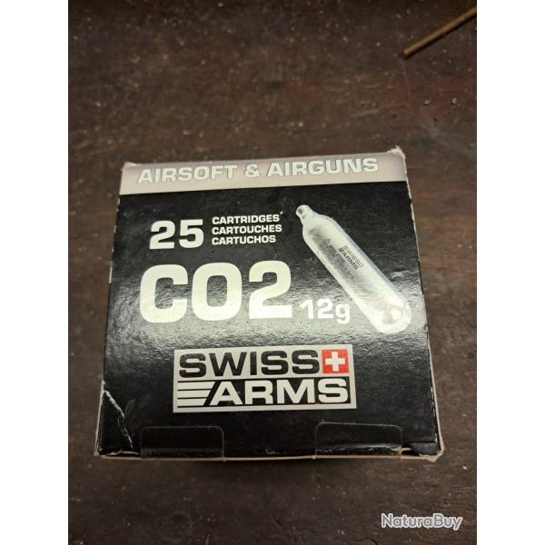 Boite 25 cartouches suisse arms
