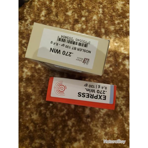 Balles 270 winchester