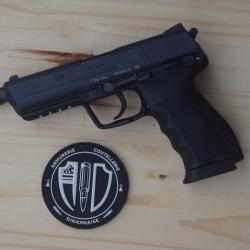 Pistolet HK45 tactical fileté calibre 45 ACP