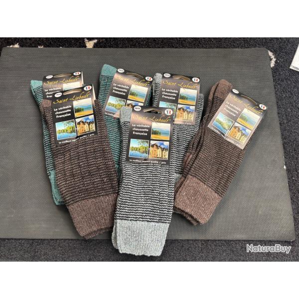 Lot de chaussettes de chasse en destockage enchere 39/42 lot 1