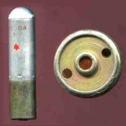 Fusée éclairante 14.5 mm du KIT de survie de pilote français - brevet MBA GYROJET - TRES RARE