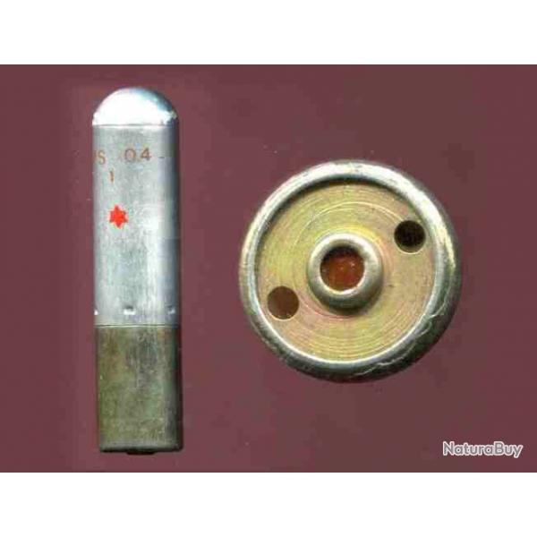 Fuse clairante 14.5 mm du KIT de survie de pilote franais - brevet MBA GYROJET - TRES RARE