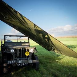 Bâche camouflage Woodland 3 x 3m