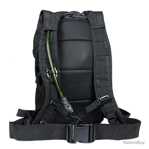 Sac  dos avec poche  eau 3L (Couleur Noir)