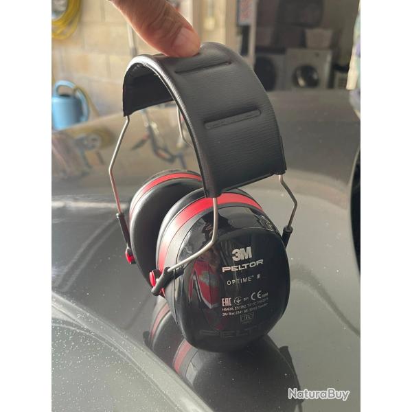 CASQUE 3M ANTI BRUIT PELTOR OPTIME 3