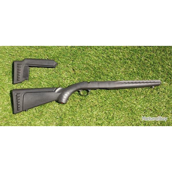 CROSSE RUGER POLYMRE AMERICAN RIMFIRE CUSTOM (Comprenant 2 Busks Interchangeables).