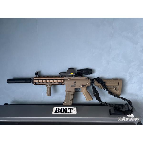 HK416 AEG Bolt B4 Devgru ( TAN )