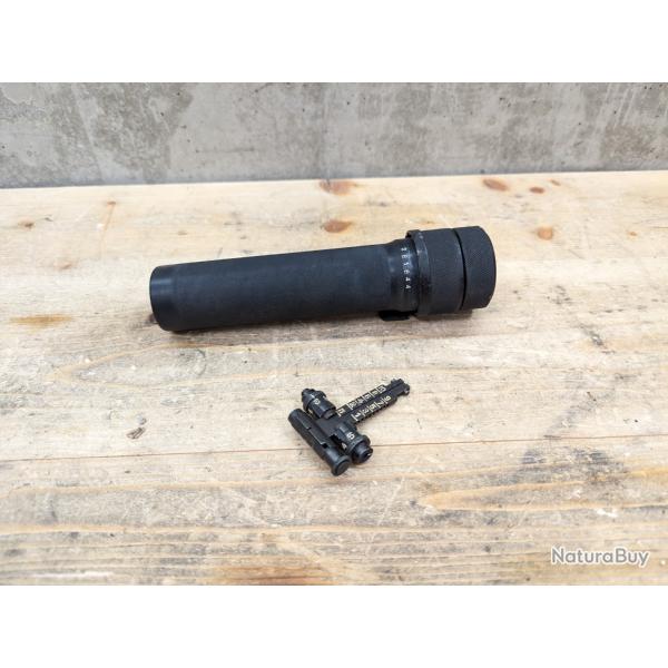 Authentique Silencieux Russe PBS-1 pour AK47 / AKM + hausse spcifique - 281844