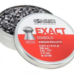 500 plombs JSB Exact Diabolo 4.52mm JSB Diabolo
