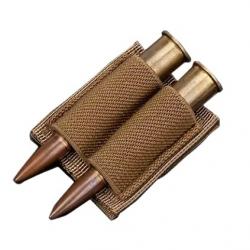 Cartouchiere 2 munitions Beige - Velcro