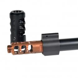 ICON DEFENSE TRU-CORE MUZZLE BRAKE (FOR .223/556) Black Shell/Black Core