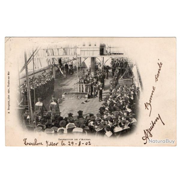 CPA - Marine Militaire - INSPECTION DE L'AMIRAL N3362