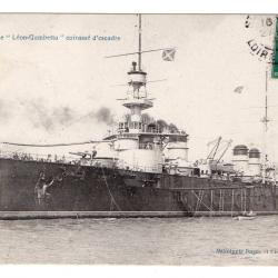 CPA - Marine Militaire - Le " Léon - Gambetta " cuirasse d'escadre  N°3361