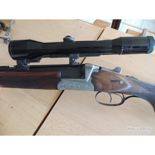 tres beau fusil Mixte SAUER et SOHN calibre 16 / 7x65R avec lunette ZEISS