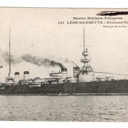 CPA - Marine Militaire - Le " Léon - Gambetta " Croiseur-Cuirasse  N°3358