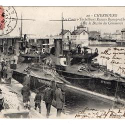 CPA - Marine Militaire -  CHERBOURG Les Contre Torpilleurs Russe Bezoupretchny et Bravy N°3355