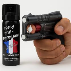 Pack d'auto-défense Guardian Angel gel poivre incapacitant