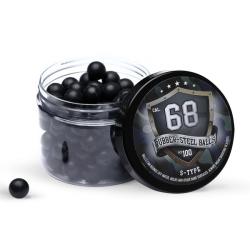 100 Billes caoutchouc (RUBBER-STEEL) .68 / S-Type