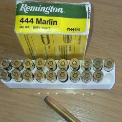 REMINGTON boîte NEUVE de 20 munitions 444 MARLIN  240GR SP vendu par poudrenoire pro