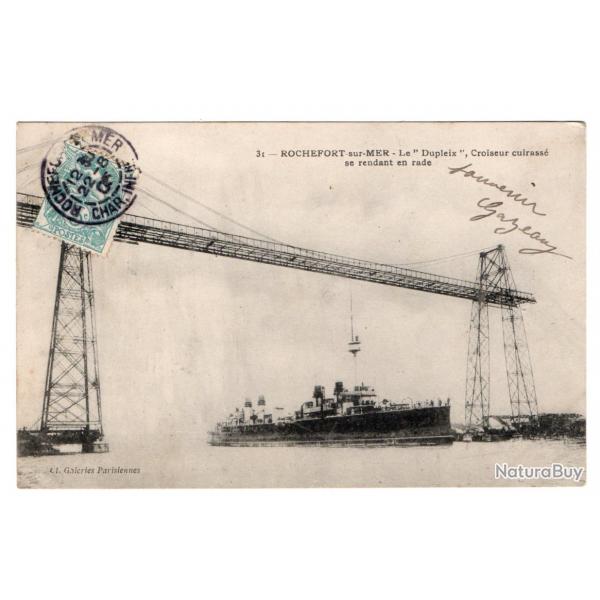 CPA - Marine Militaire - ROCHEFORT - sur -MER -Le " Dupleix " Croiseur cuirasse se rendantN3352