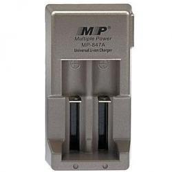 ENCHERE à 1 ! Chargeur universel MP-847A pour Accus Li-ion CR123 et 18650 de 3,7 V DIGITAL OPTIC