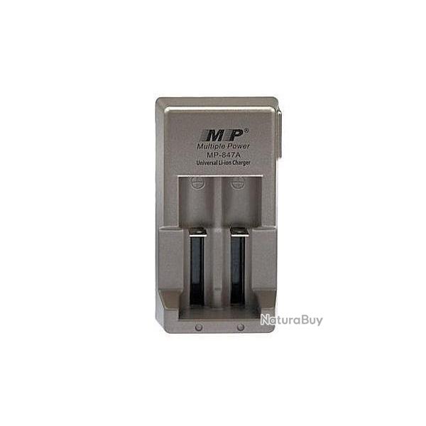 ENCHERE  1 ! Chargeur universel MP-847A pour Accus Li-ion CR123 et 18650 de 3,7 V DIGITAL OPTIC