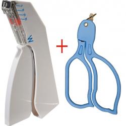 PACK AGRAFEUSE CUTANÉE JETABLE PREMIERS SECOURS PISTEURS