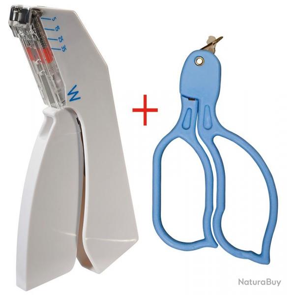 PACK AGRAFEUSE CUTANE JETABLE PREMIERS SECOURS PISTEURS