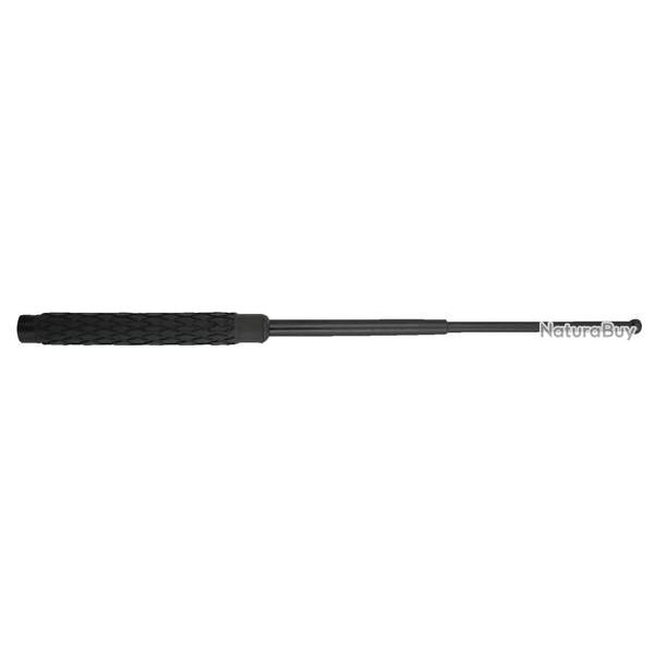 MATRAQUE TLESCOPIQUE AKIS MANCHE CAOUTCHOUC TIGE ACIER TREMP NOIR 53CM