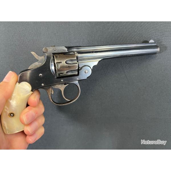 SUPERBE HARRINGTON RICHARDSON AUTO EJECTING PREMIER FIRST MODEL 3RD cal 22LR