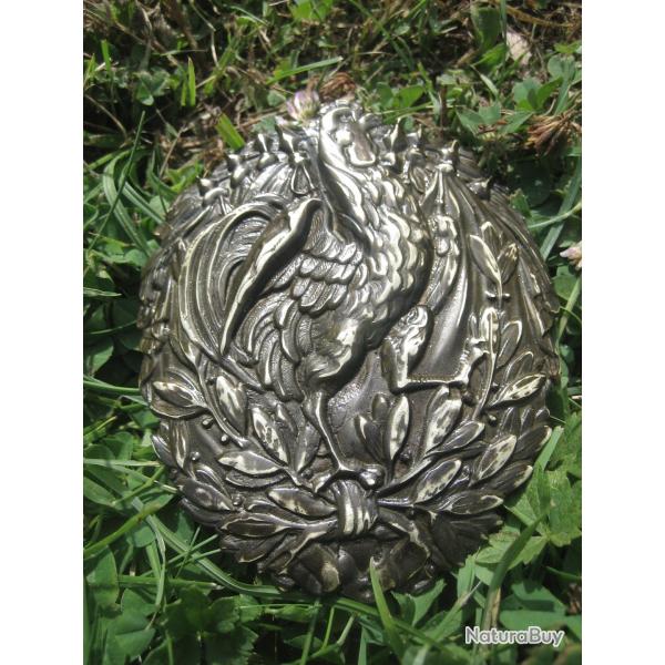 plaque centrale de cuirasse de carabinier motif au coq, 1830  1848, rare