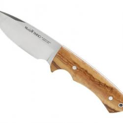 Poignard Muela " RHINO " lame large manche olivier + etui
